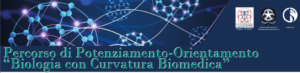 Pagina di login al sito nazionale del percorso di Potenziamento-Orientamento "Biologia con Curvatura Biomedica"