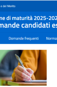 esami di maturità - candidati esterni